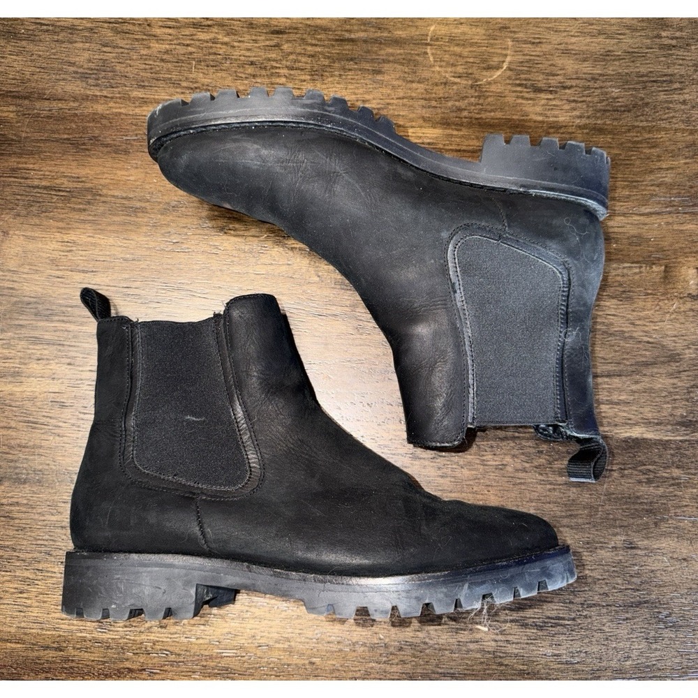 Thursday Boot Co. Black Chelsea Boots Leather Pull On Everyday Women's 9.5